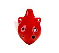 ocarina professionale Confezione da 1 mini Ocarina colorata in ceramica soprano C a 6 fori(Color:6)