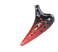 ocarina professionale Dodici buche per principianti con materiale didattico confezione regalo per l'apprendimento rosso AC alto C+