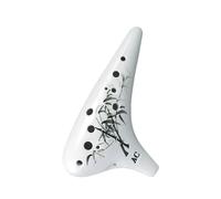 ocarina professionale Fengya Ocarina 12-hole alto C tone relief ceramic ocarina musical instrument student beginner ocarina(Color:5)