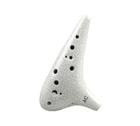 ocarina professionale Fengya Ocarina 12-hole alto C tone relief ceramic ocarina musical instrument student beginner ocarina(Color:7)
