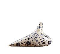 ocarina professionale Fengya Ocarina Ocarina C-key blu e bianca set di ocarina contralto a 12 fori in sette pezzi(A-G)
