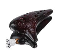 ocarina professionale Fiore in rilievo Ocarina a 12 fori tasto DO alto per i principianti che suonano l'ocarina 0 nozioni di base possono essere apprese