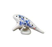 ocarina professionale Flauto etnico SF per ocarina a 12 fori dipinto a mano in chiave do contralto per principianti(3/4)