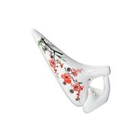 ocarina professionale Flauto in porcellana ocarina alto C AC a 12 fori, strumento musicale scolastico universitario, flauto dipinto a mano(3/4)