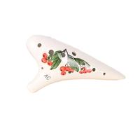 ocarina professionale Flauto per alte prestazioni ocarina in Do alto a 12 fori stampata e dipinta a mano