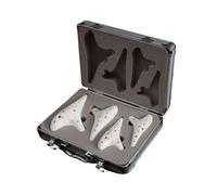 ocarina professionale Gli strumenti professionali per Ocarina a 4 pezzi e 12 fori offrono leggendari accessori per Ocarina in ceramica(Color:3)