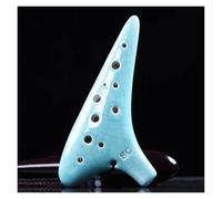Ocarina Professionale Grano Per Saldatura A Riso Ocarina SC Tono Principiante Insegnamento Ocarina Ocarina A 12 Fori Di Qualità Del Suono Con Borsa(Blue)