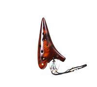 ocarina professionale L'ocarina a dodici fori in Do alto ha un'eccellente qualità del suono ed è adatta per insegnare a suonare