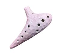 ocarina professionale Materiale didattico per principianti Ocarina a 12 buche Sea Wave confezione regalo per l'apprendimento rosa AC alto C