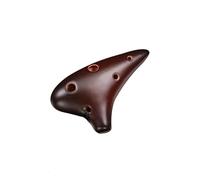 Ocarina Professionale Mini Collana Ocarina Ocarina Affumicata Sintonizzata Super Treble SSF A 6 Fori(Brown)