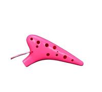 ocarina professionale Mini Ocarina 12 fori Soprano C Ocarina adatta agli studenti per suonare(Color:4)