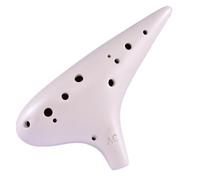 ocarina professionale Ocarina 12 fori AC tono satinato serie 12 fori AC satinato avorio