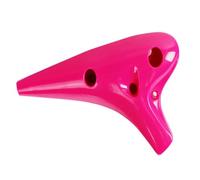 ocarina professionale Ocarina 12 fori acuti SC plastica sintonia studente principiante strumento musicale danno in plastica(Red)
