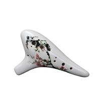 ocarina professionale Ocarina a 12 fori contralto C chiave dipinta a mano ocarina professionale tono e tono buon insegnamento all'ingrosso(5)
