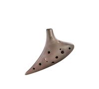 ocarina professionale Ocarina a 12 fori sabbia viola a 12 buche S/S sol acuto per principianti ocarina a dodici fori sabbia viola entry-level con materiale didattico