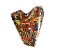 ocarina professionale Ocarina a 3 tubi a 12 fori tasto E alto retro ocarina avanzata prestazione musicale di strumenti musicali professionali
