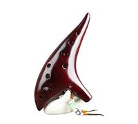 ocarina professionale Ocarina a dodici fori contralto DO ocarina affumicata in paglia AC bel suono(3)