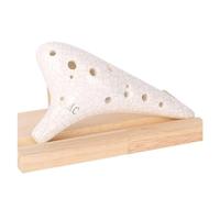 ocarina professionale Ocarina a dodici fori per chiave AC e 12 fori per chiave contralto C per principianti lacca dipinta a mano con crack di ghiaccio(Color:2)