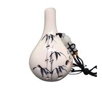 Ocarina Professionale Ocarina A Sei Fori Tono C Centrale Ocarina AC Verticale Dipinta A Mano Ice Crack Craft(Style 10)