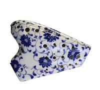 ocarina professionale Ocarina a tre tubi chiave AC bianco opaco a 3 tubi chiave do contralto viola sabbia affumicata ocarina ampia gamma