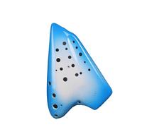 ocarina professionale Ocarina a tre tubi gradiente C chiave AC produzione di ceramica per principianti che insegnano strumenti musicali etnici(3/4)