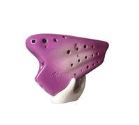 ocarina professionale Ocarina a tre tubi sfumata Negozio di ceramica che insegna a suonare l'ocarina con accessori(2)