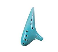 ocarina professionale Ocarina AC a 12 fori creativa e luminosa in chiave DO contralto(3/4)
