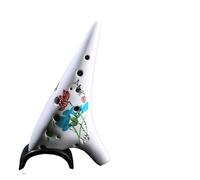 ocarina professionale Ocarina AC a 12 fori z contralto dipinta a mano base zero per la scuola(2)