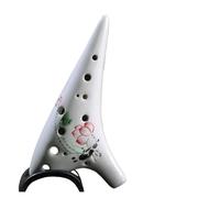 ocarina professionale Ocarina AC a 12 fori z contralto dipinta a mano base zero per la scuola(5)