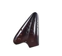 ocarina professionale Ocarina affumicata a tre tubi contralto C chiave AC Ocarina a 3 tubi strumento nazionale per principianti