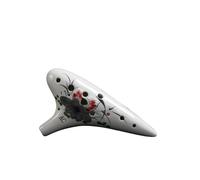 ocarina professionale Ocarina affumicata entry-level a 12 fori in chiave C contralto in chiave AC. Chiave AC professionale per ocarina(2)