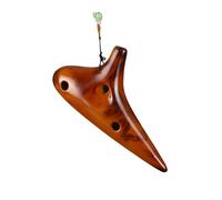 ocarina professionale Ocarina affumicata giallo paglierino ambrato 12 fori chiave do contralto AC livello di prestazione didattica