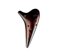 Ocarina professionale Ocarina Affumicata SC A 12 Fori Professionale Con Tonalità Di Do Acuto, Per Principianti E Maestri Materiali Didattici(AF Alto F plus a little bit)