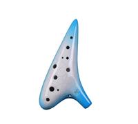 ocarina professionale Ocarina blu sfumato a 12 fori con timbro accurato e suono bellissimo realizzata in ceramica