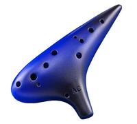 ocarina professionale Ocarina blu smerigliato a 12 fori AC modello smerigliato modello professionale che suona uno strumento in chiave contralto a dodici fori