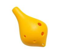 Ocarina Professionale Ocarina Con 6 Fori Bocchino Lungo Contralto Chiave Do Strumento Per Principianti Pratica In AC(Yellow)
