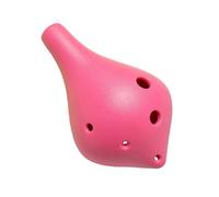 Ocarina Professionale Ocarina Con 6 Fori Bocchino Lungo Contralto Chiave Do Strumento Per Principianti Pratica In AC(Pink)