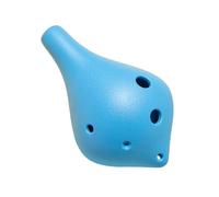 Ocarina Professionale Ocarina Con 6 Fori Bocchino Lungo Contralto Chiave Do Strumento Per Principianti Pratica In AC(Light blue)