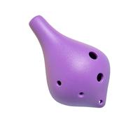 Ocarina Professionale Ocarina Con 6 Fori Bocchino Lungo Contralto Chiave Do Strumento Per Principianti Pratica In AC(Purple)