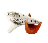 Ocarina professionale Ocarina Contralto A 12 Fori Tonalità AC Per Principianti Didattica Dipinta A Mano Affumicata(3)