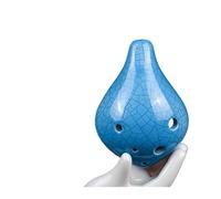 ocarina professionale Ocarina contralto a 6 fori in chiave C. Strumento professionale per principianti modello popolare a bocca corta a sei fori(Style 1)