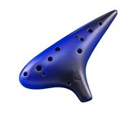 ocarina professionale Ocarina giovanile blu satinata 12 fori AC tono satinato serie 12 fori AC satinato