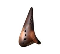 ocarina professionale Ocarina in ceramica 12 fori Argilla viola affumicata Ocarina Xun Musica per principianti professionale(Color:AF)