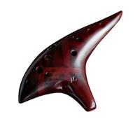 Ocarina Professionale Ocarina in ceramica a 12 fori AltoCkey Strumento professionale adatto per amanti della musica e principianti(Dark Brown)