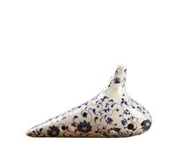 ocarina professionale Ocarina in ceramica blu e bianca 12 fori Alto C AC AF SF SG SC BC Ocarina of Time Strumento professionale(Color:AF)