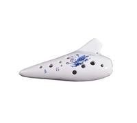 ocarina professionale Ocarina in ceramica per strumenti classici Ocarina dipinta a 12 fori in ceramica contralto C cotta al forno