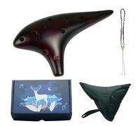 Ocarina professionale Ocarina In Ceramica Professionale A 12 Fori Con Accordatura In Do Centrale Per Un Tempo Di Esecuzione Prolungato(2)