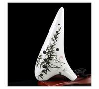 Ocarina Professionale Ocarina In Chiave AF 12 Fori Contralto Ocarina A 12 Fori In Chiave F Strumento Musicale Nazionale(Style 2)