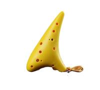 Ocarina professionale Ocarina In Plastica Con Chiave Do Contralto A 12 Fori In Resina Per Uso Didattico(Enhanced yellow)