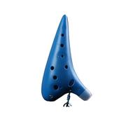 Ocarina professionale Ocarina In Plastica Con Chiave Do Contralto A 12 Fori In Resina Per Uso Didattico(Professional blue)